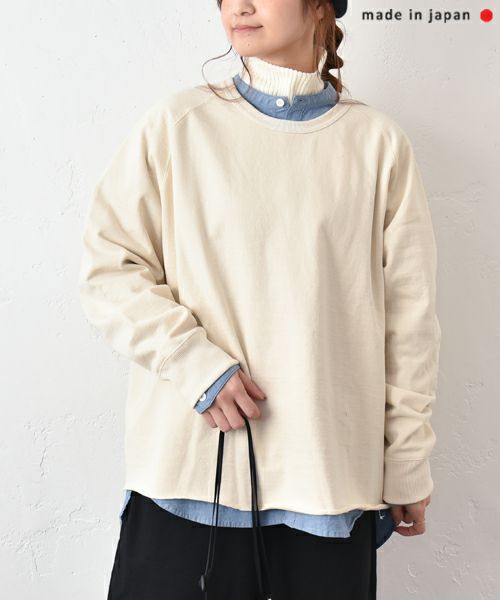 her.｜USドライコットン　ラグランスウェットカットソー [[131292H]][C]