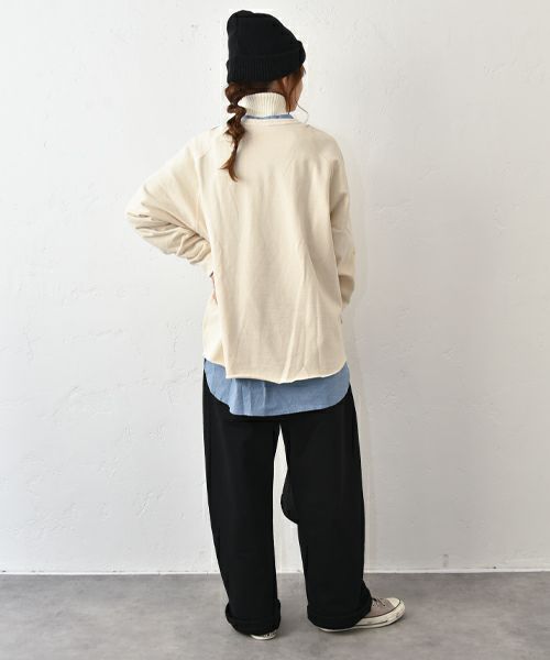 her.｜USドライコットン　ラグランスウェットカットソー [[131292H]][C]