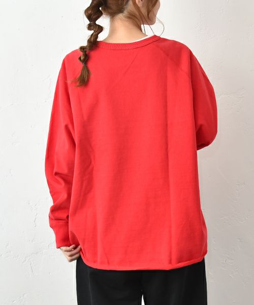 her.｜USドライコットン　ラグランスウェットカットソー [[131292H]][C]