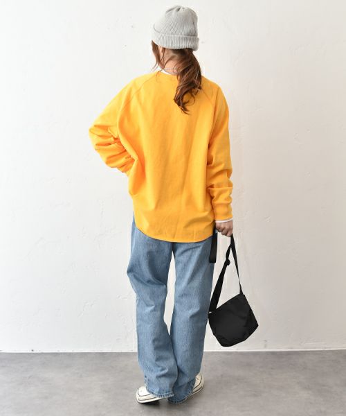 her.｜USドライコットン　ラグランスウェットカットソー [[131292H]][C]