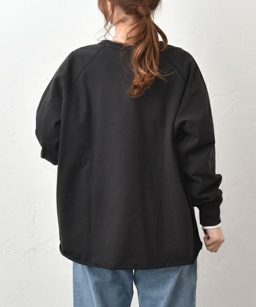 her.｜USドライコットン　ラグランスウェットカットソー [[131292H]][C]