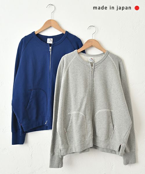 her.｜セントラル裏毛 ジップカーデ [[7261C-907]][C]