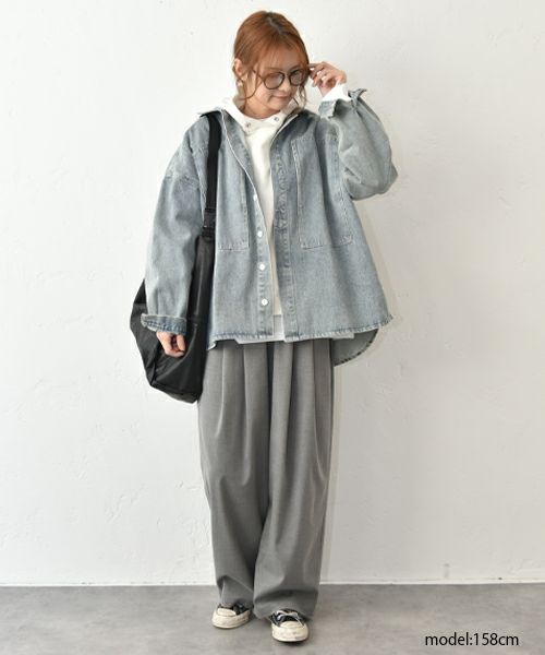 her.｜裏毛フーディプルオーバー [[MA-513024]][C]