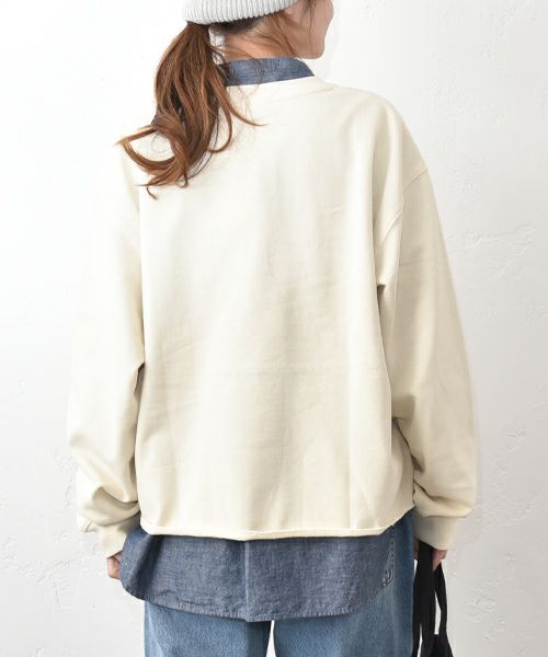 her.｜プリント入りスウェットプル [[MTAH510-0106]][C]