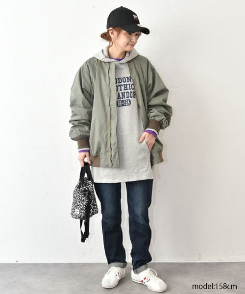 IN THE MARKET｜ロゴ入りフーディスウェット [[C-2502]][C]
