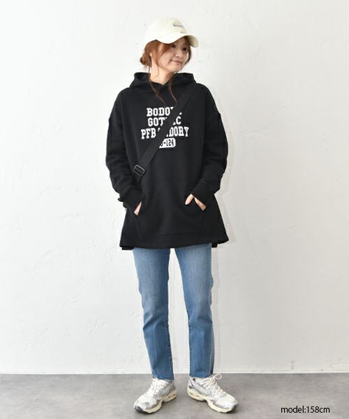 IN THE MARKET｜ロゴ入りフーディスウェット [[C-2502]][C]