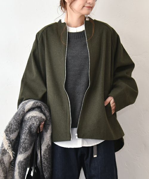 hagumu｜ウールライクドルマンジャケット [[CPMA-7372]][C]