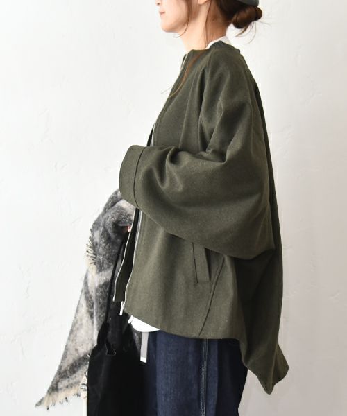 hagumu｜ウールライクドルマンジャケット [[CPMA-7372]][C]