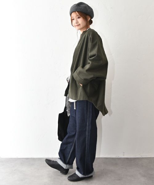 hagumu｜ウールライクドルマンジャケット [[CPMA-7372]][C]