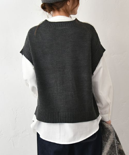 hagumu｜ニット×シャツアンサンブル [[CPMA-1355]][C]