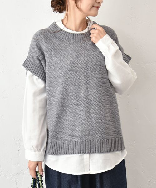 hagumu｜ニット×シャツアンサンブル [[CPMA-1355]][C]