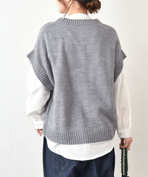 hagumu｜ニット×シャツアンサンブル [[CPMA-1355]][C]