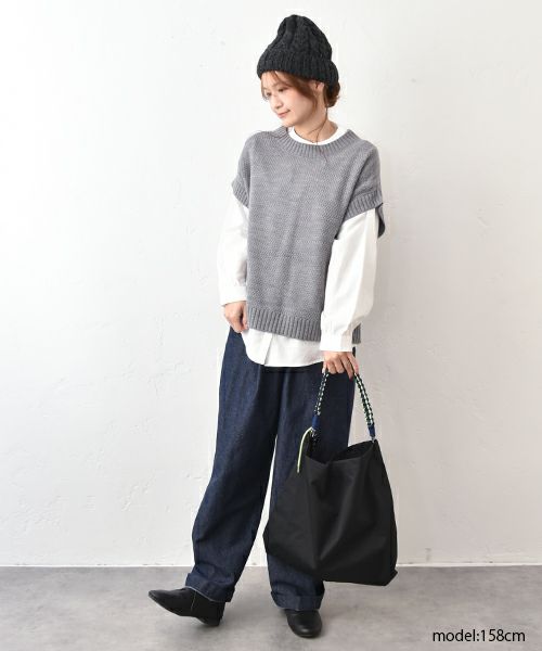 hagumu｜ニット×シャツアンサンブル [[CPMA-1355]][C]