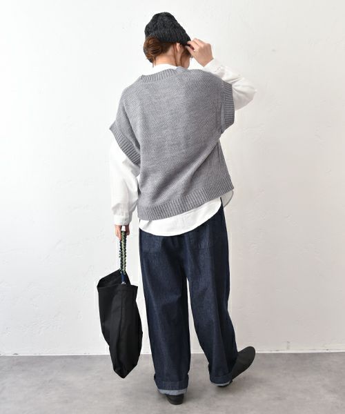 hagumu｜ニット×シャツアンサンブル [[CPMA-1355]][C]