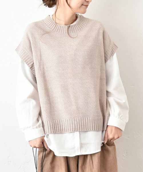 hagumu｜ニット×シャツアンサンブル [[CPMA-1355]][C]