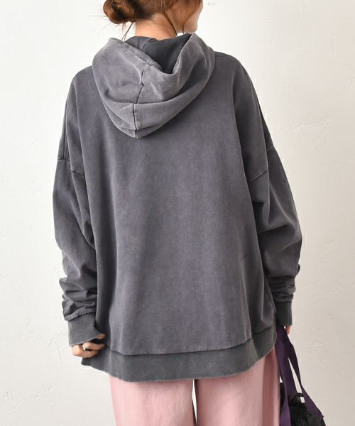 IN THE MARKET｜ピグメント加工ウェットパーカー [[C-2501]][C]