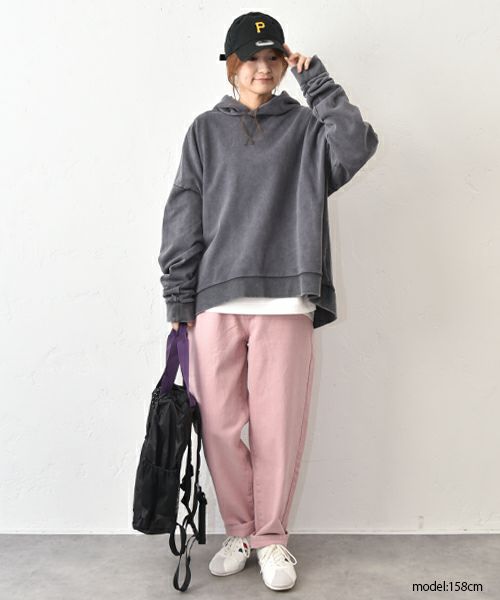 IN THE MARKET｜ピグメント加工ウェットパーカー [[C-2501]][C]