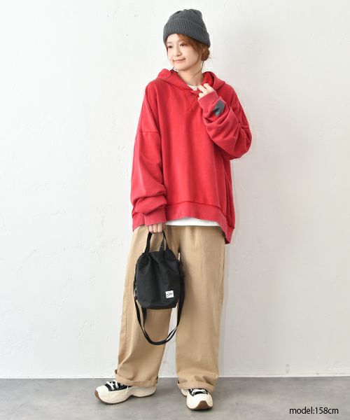 IN THE MARKET｜ピグメント加工ウェットパーカー [[C-2501]][C]