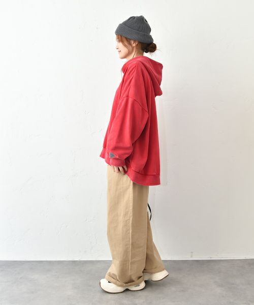 IN THE MARKET｜ピグメント加工ウェットパーカー [[C-2501]][C]