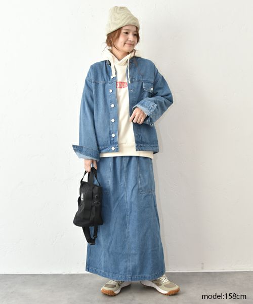 her.｜ロゴ入りスウェットパーカー [[131349H]][C]