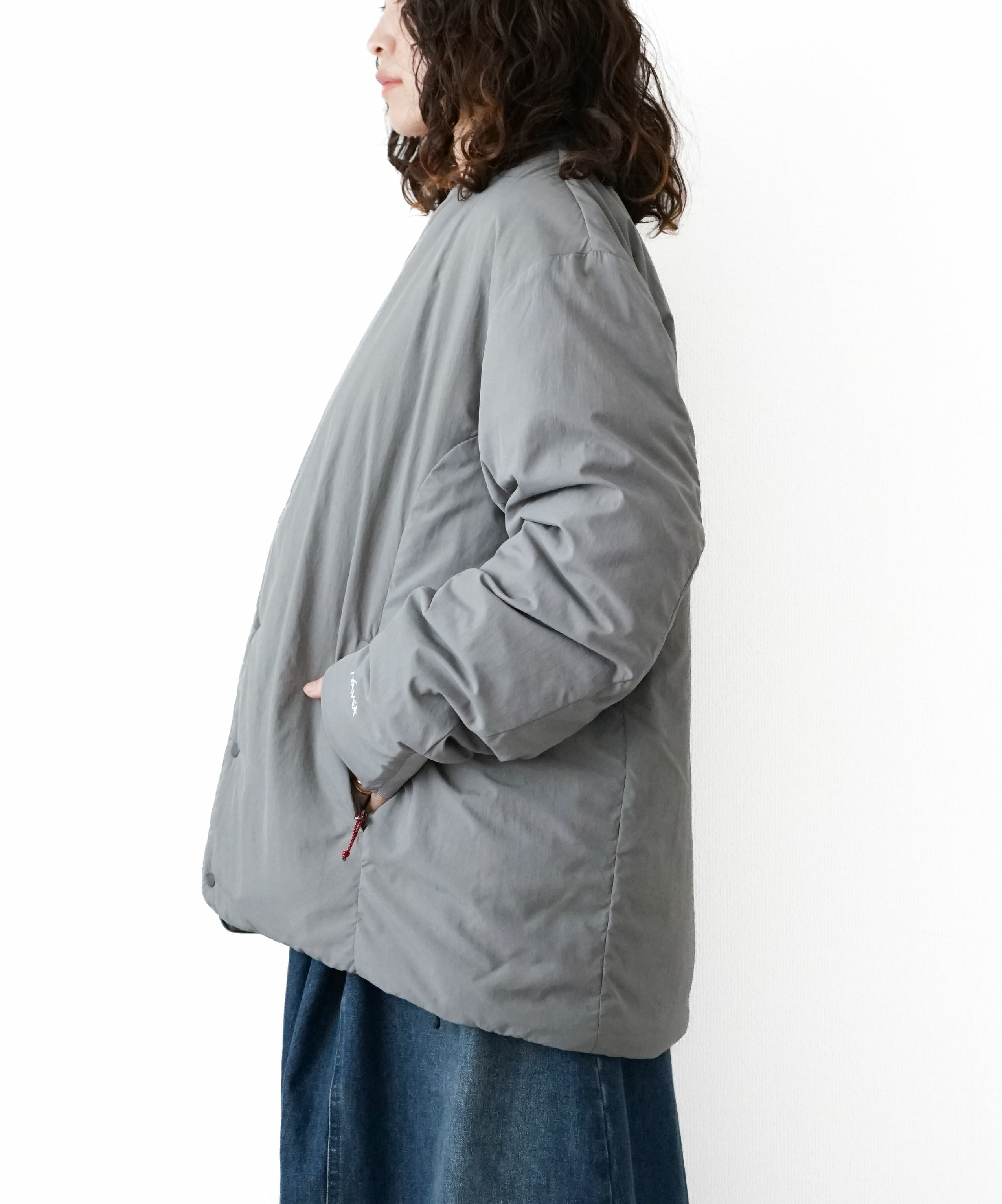 NANGA｜NO COLLAR SOFT DOWＮ CARDIGAN [[N2500-0E004A-26SS]][D]