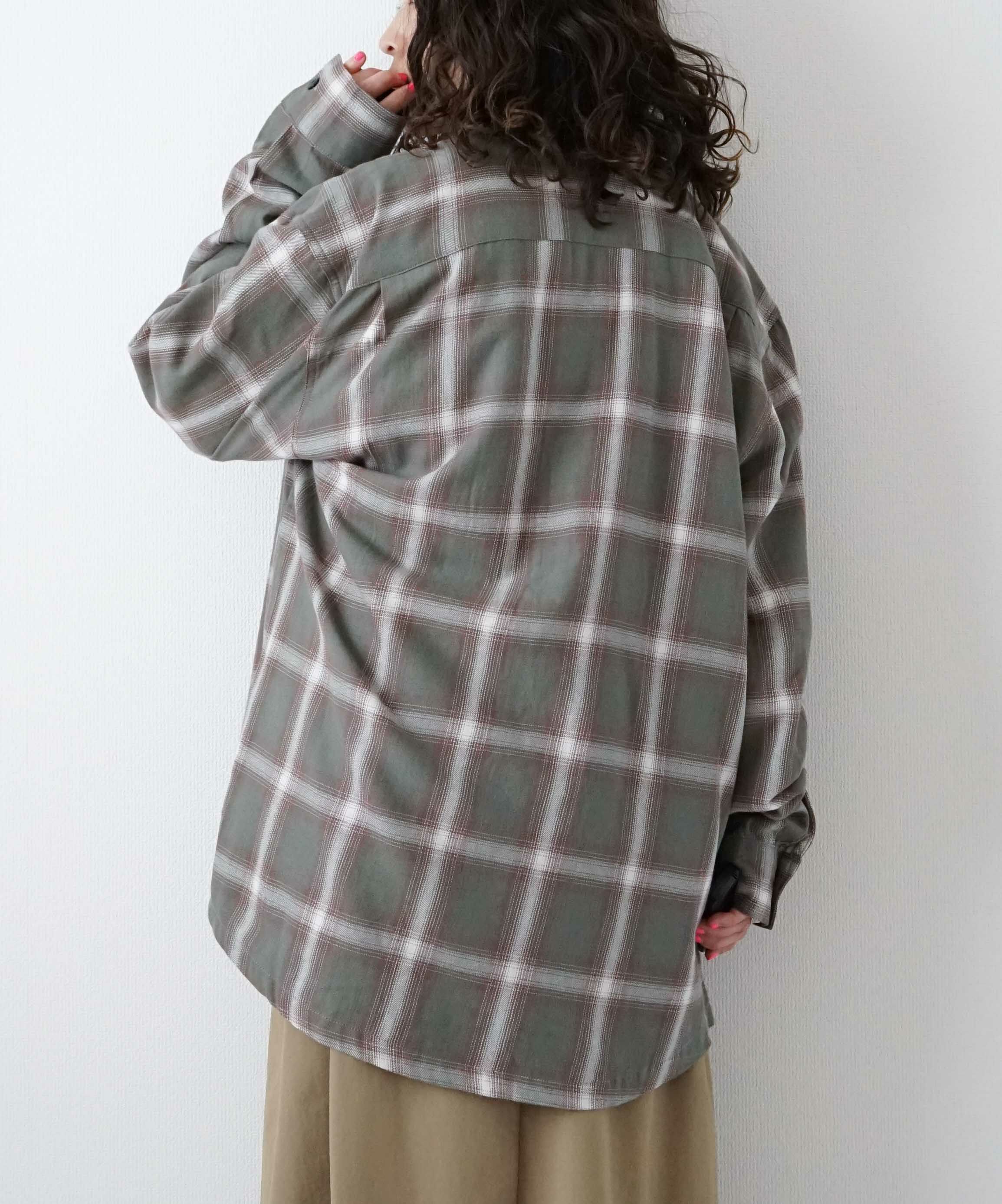 BIG MIKE｜ライトフランネルシャツ [[102615101]][D]