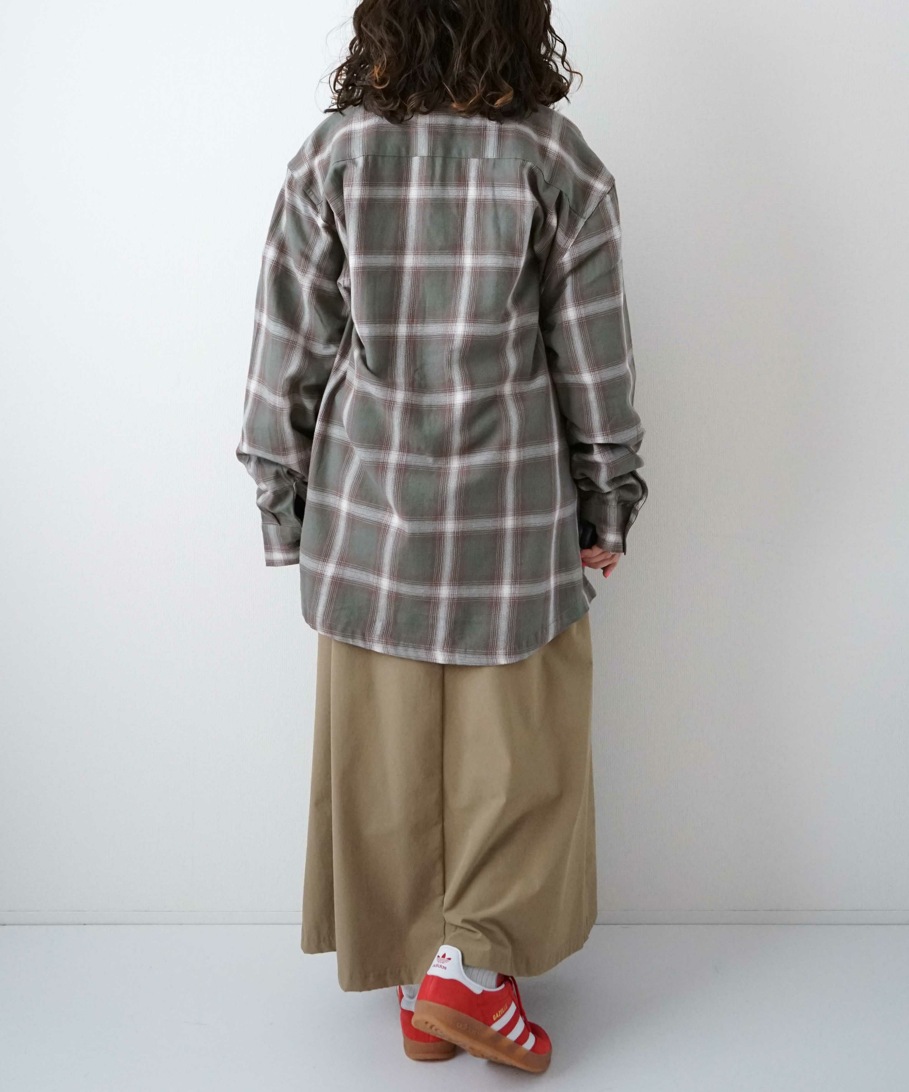 BIG MIKE｜ライトフランネルシャツ [[102615101]][D]