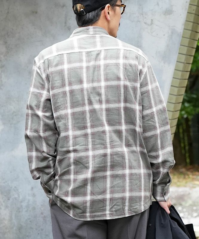 BIG MIKE｜ライトフランネルシャツ [[102615101]][D]