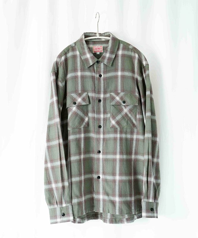 BIG MIKE｜ライトフランネルシャツ [[102615101]][D]