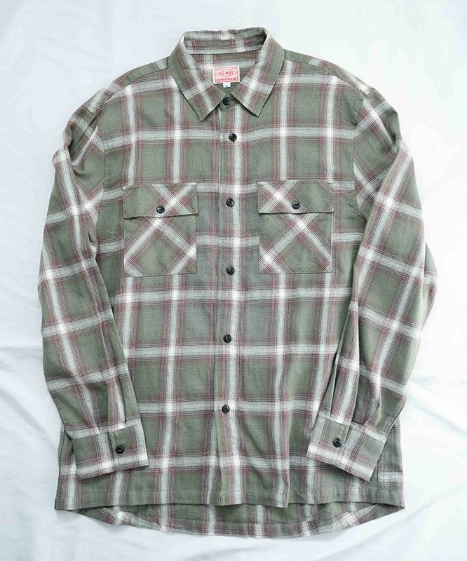 BIG MIKE｜ライトフランネルシャツ [[102615101]][D]