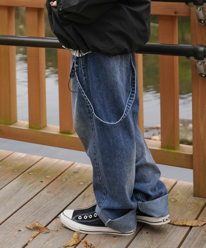 day standard｜サスペンダーテーパードデニムパンツ [[day-036]][D]