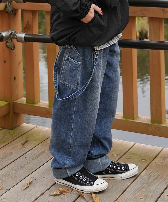 day standard｜サスペンダーテーパードデニムパンツ [[day-036]][D]