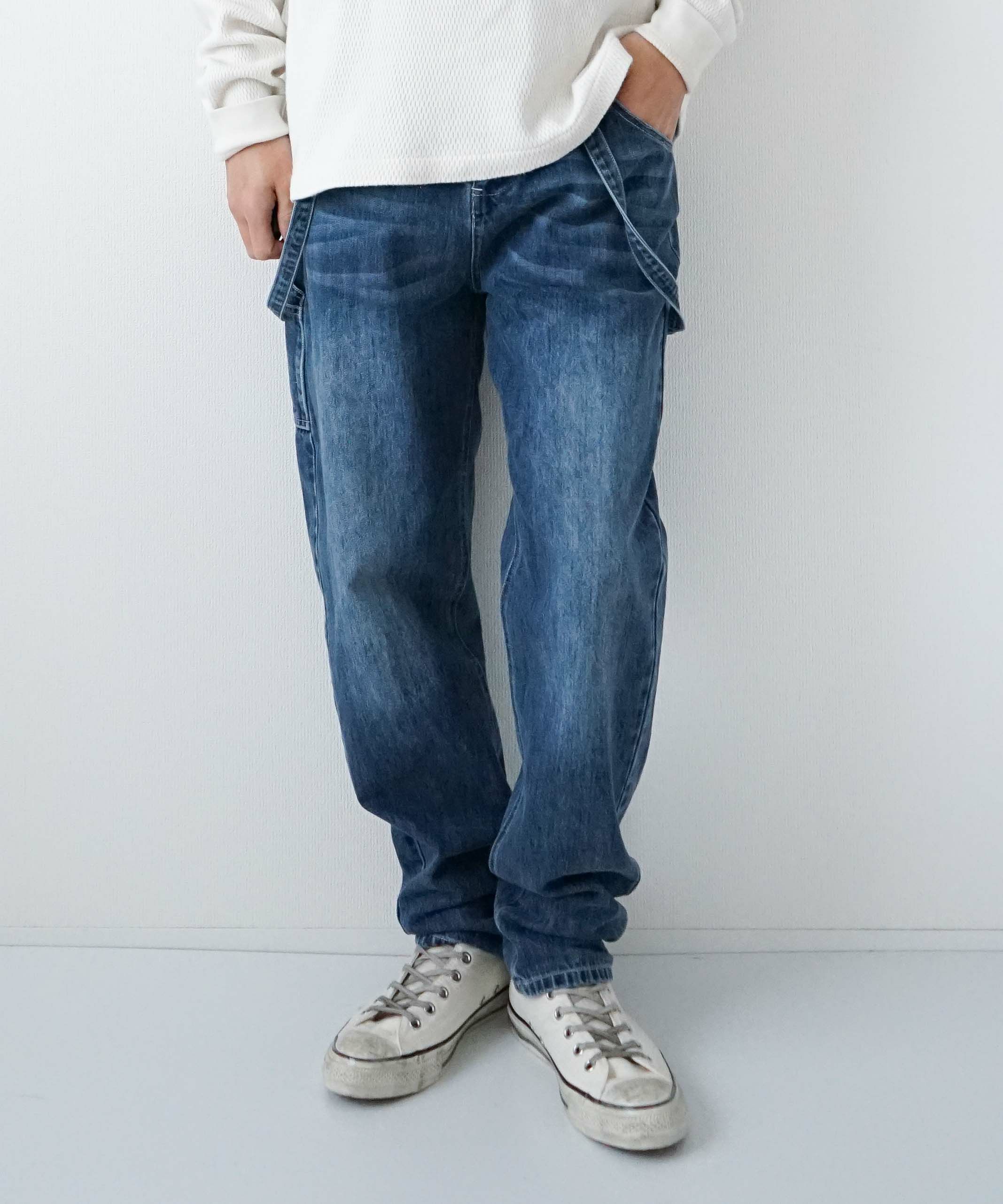 day standard｜サスペンダーテーパードデニムパンツ [[day-036]][D]