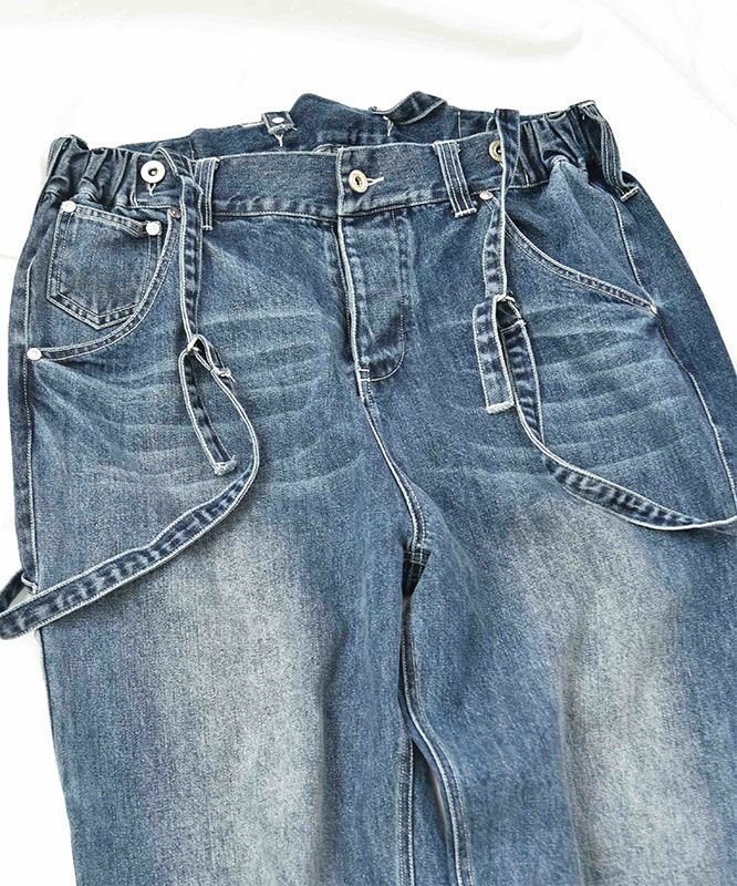 day standard｜サスペンダーテーパードデニムパンツ [[day-036]][D]