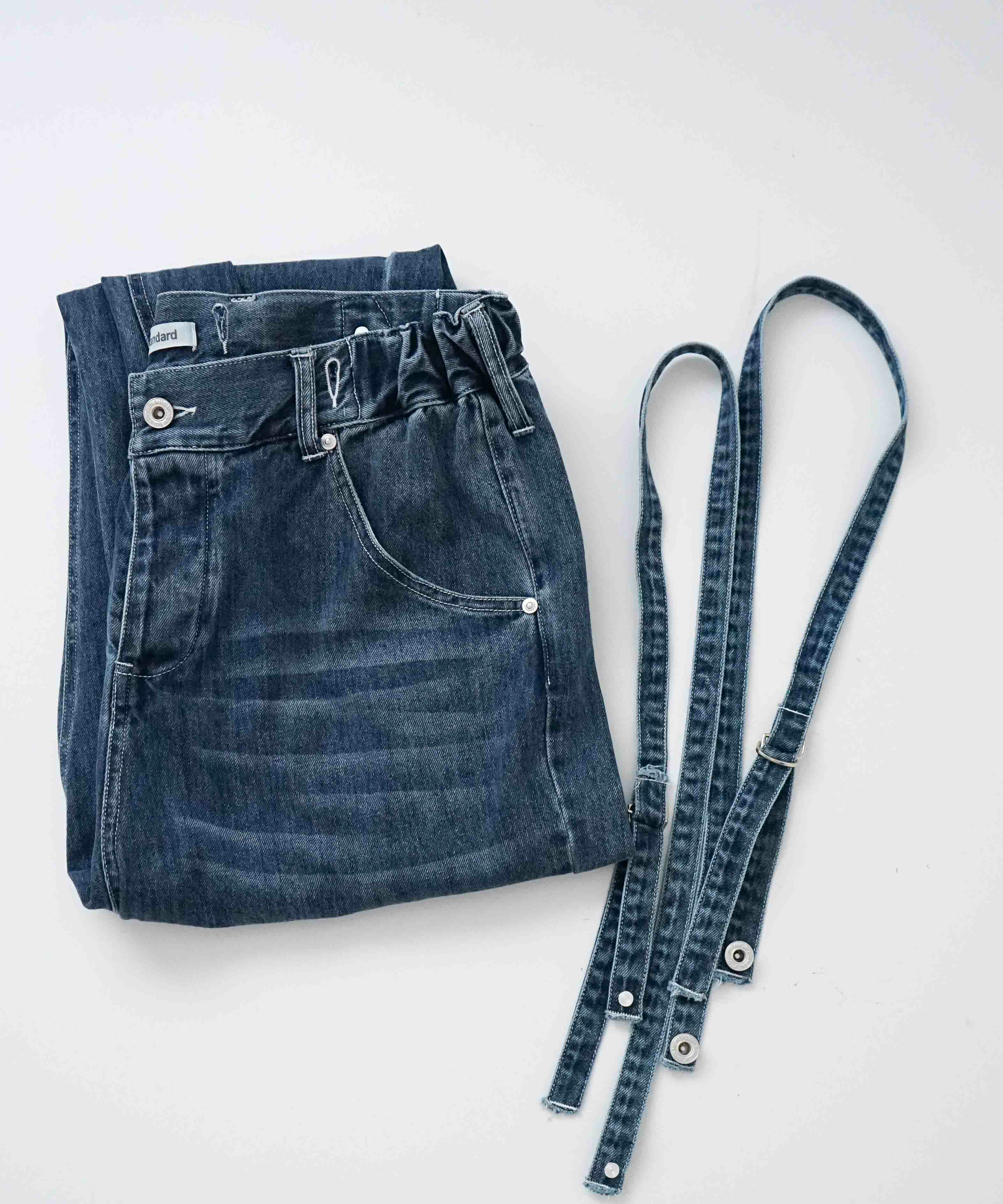 day standard｜サスペンダーテーパードデニムパンツ [[day-036]][D]