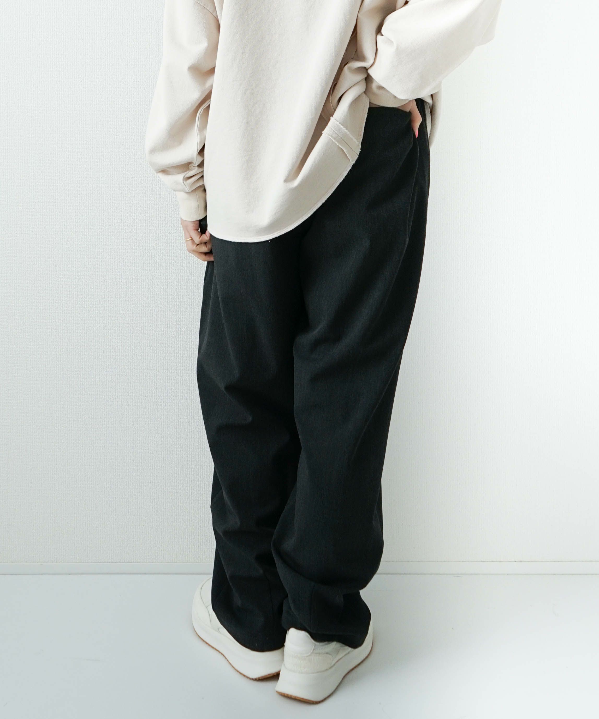 day standard｜ONE-TUCK STRETCH PANTS [[day-032]][D]