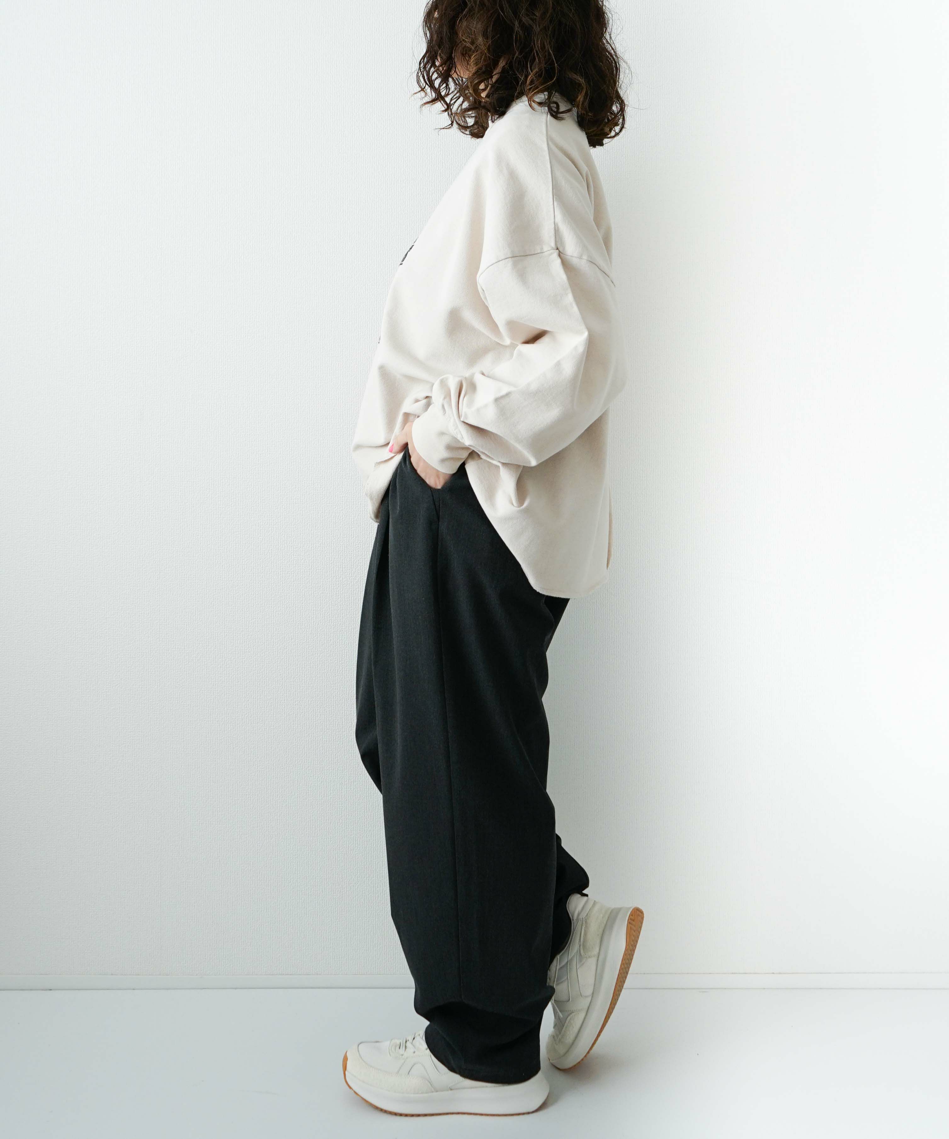 day standard｜ONE-TUCK STRETCH PANTS [[day-032]][D]