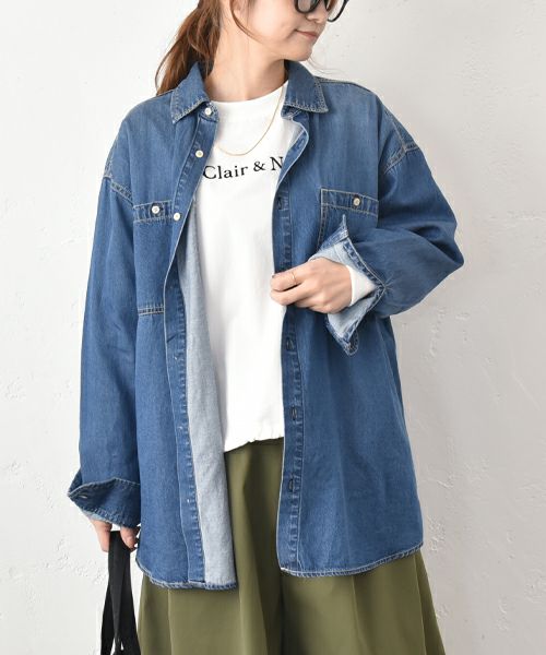 PICCADILLY｜ルーズビンテージシャツ [[PC261-220001]][C]