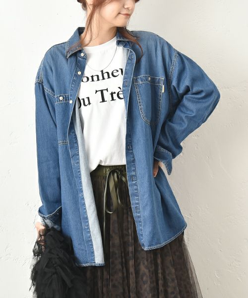 PICCADILLY｜ルーズビンテージシャツ [[PC261-220001]][C]