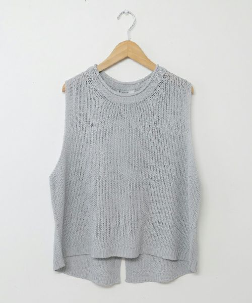 HEAVENLY｜Linen Mix Knit Vest [[2612184]][C]