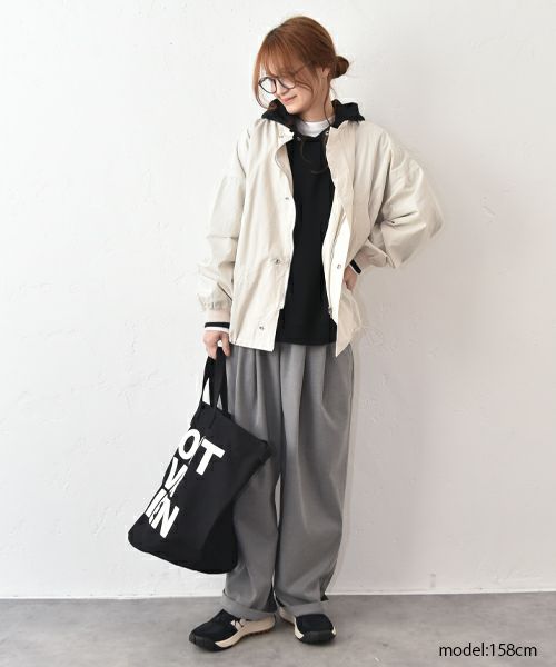 Ampersand｜キャンバスバケットロゴ入りバック [[ER26-S81]][C]