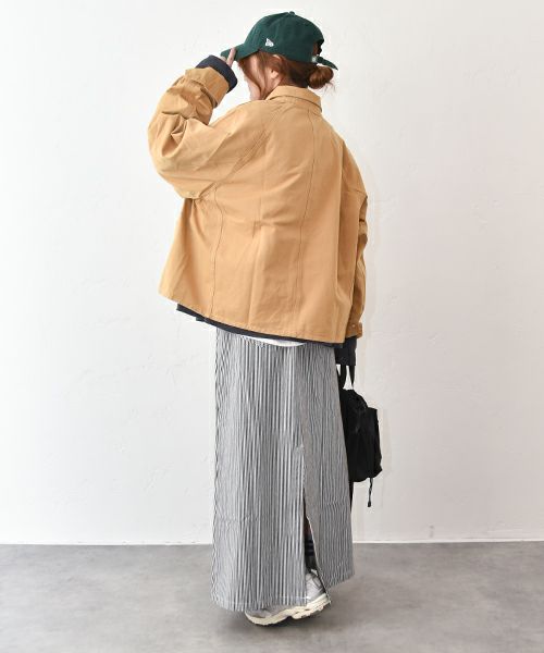IN THE MARKET｜ベルト付きボックススカート [[IN-109]][C]
