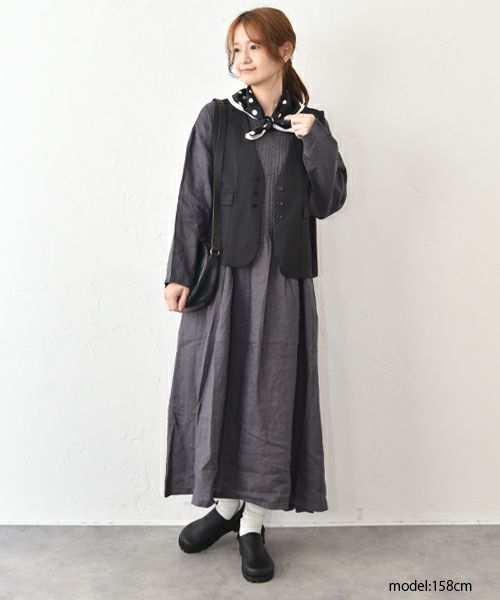 SUN VALLEY｜コットンナイロンツイルベスト [[SE2007260]][C]