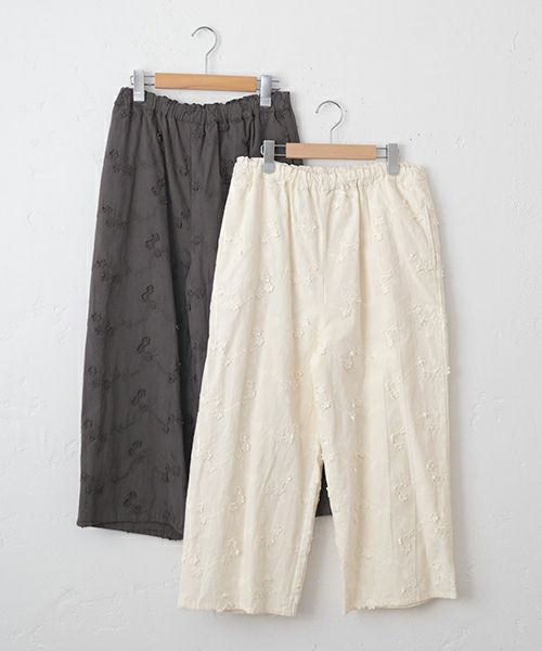 hagumu｜立体刺繍ワイドパンツ [[CPMA-5126]][C]