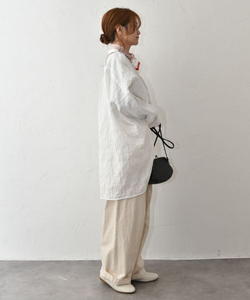 No18｜タックドビーシャツチュニック [[CE1TN260107]][C]