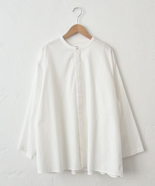 hagumu｜バンドカラーシャツ [[hag-182]][C]