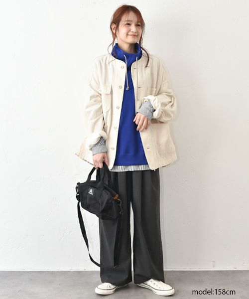 her.｜モックネックスウェットベスト [[131345H]][C]