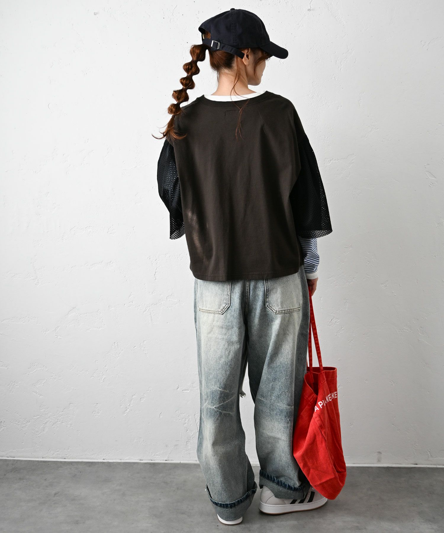 GO TO HOLLYWOOD｜天竺フリフリフットボールTシャツ [[32620408]][C]